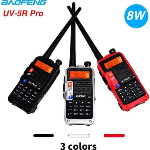 Upgrade Baofeng UV-5R Walkie Talkie UV 5R Pro 8W High Power CB Ham Radio Dual Band VHF UHF Two Way Radio UV-5R 10KM Comunicador