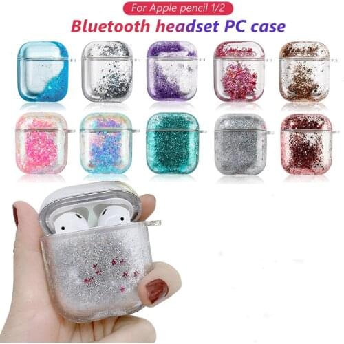 Anti-drop Wireless Dynamic Liquid Case for AirPods 12 Glitter Liquid Cover for Airpods Pro Covers Protector Chaging Box