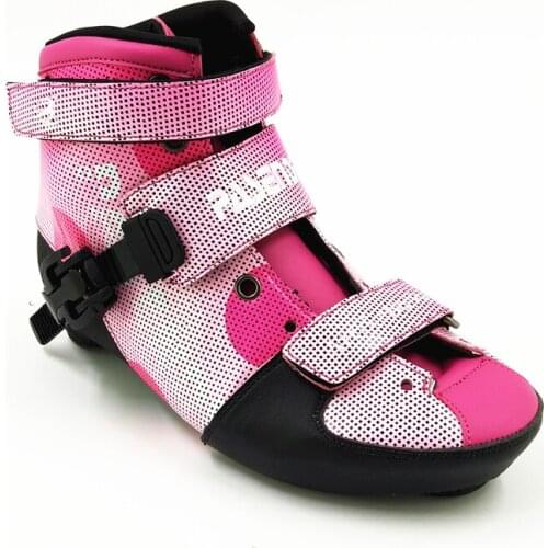 Adjustable Child Inline skates Pink Blue Skating Boots Skates Kids Roller Skate Shoes 4 Size Adjust For Children Skating Shoe