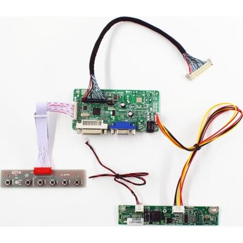 RT2281 LCD controller board support DVI VGA for 17 inch lcd panel 1280X1024 M170ETN01.1 G170ETN02.1 M170EGE-L20 free shipping