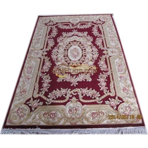 Luxury carpet woven wool carpet Made French chinese aubusson rug Design Nice Reversible New Listing Rectanglecarpet
