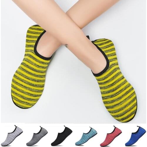 Summer Water Shoes Aqua Shoes Woman Barefoot Swimming Diving Socks Upstream Shoes Men Breathable Beach Sandals Yoga Sneakers Big