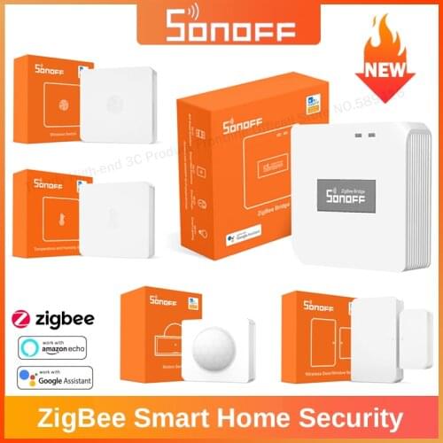 SONOFF Zigbee Bridge/Wireless Switch/Temperature Humidity Motion Sensor/Wireless Door Window Sensor with WiFi Via eWeLink APP