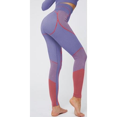 Sport Leggings High Waist Fitness Women Yoga Pants Elastic Seamless Push Up Tights Gym Workout Squat Proof Running Sportswear