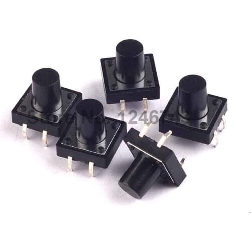 50PCS 12x12x11mm Tactile Switches Push Button Tact Switch 12*12*11mm