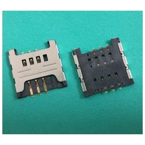 20-100Pcs/Llot New Sim Card Socket Reader For Samsung Galaxy i9000 I9003 I8700 S5360 S5570 I9220 N7000