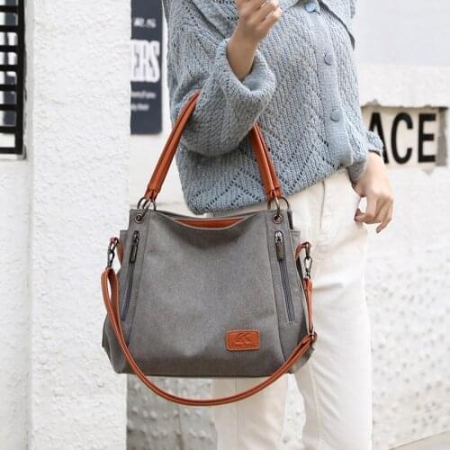 Female Messenger Bag Purses and Handbags Designer Handbags for Women 2021 New Canvas Fashion Shoulder Crossbody Bags