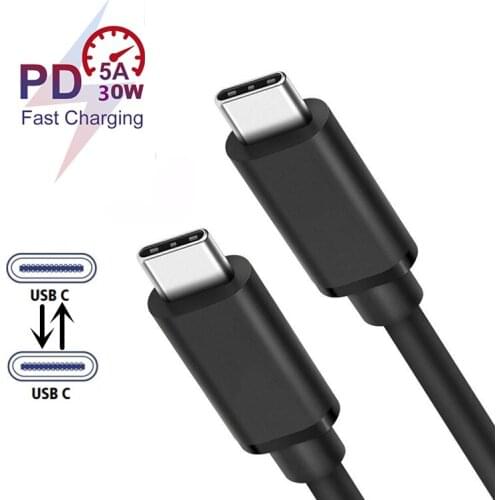 USB C to USB C Cable fast Charging Dual Type C Cable For Huawei P30 Pro P40 Lite E Y9s Y7p Y6s Enjoy 10e 10 10S Nova 7i 6 5Z 5T