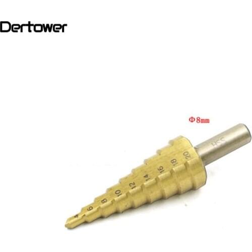 1pcs/4-20mm High Speed Steel Drill Bits Metal Center Drilling Steel Step Drill Bit Hand Tools Metal Hole Opener