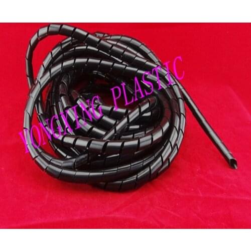 2017 freeshipping 5mm spiral wrapping bands white black color