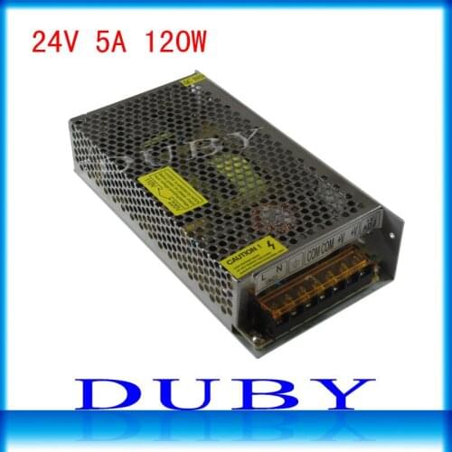 24V 5A 120W Switching power supply Driver For LED Light Strip Display AC100-240V Factory Supplier