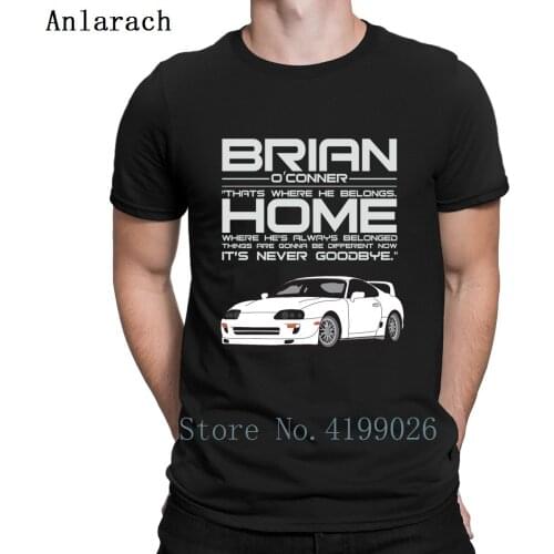 Brian O Conner Blk T Shirt Knitted Hiphop Top Casual Pictures Hip Hop Shirt Quirky Graphic Euro Size S-3xl Spring 2019 Hilarious