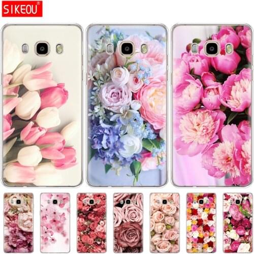 For Samsung Galaxy J2 Prime J3 J5 J7 2016 2017 J2 J1 Mini Prime Case Silicon For Samsung J2 Prime J1 J3 J5 2016 Flower Rose