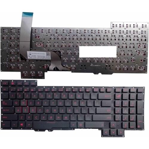 US For Asus G751 G751JM G751JT G751JY 0KNB0-E601RU00 ASM14C33SUJ442 Replace laptop keyboard New Black English