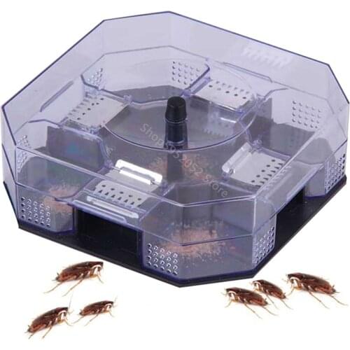 Household Cockroach Traps Box Reusable Cockroach Bug Roach Catcher Cockroach Killer Bait Traps Pesticide For Kitchen