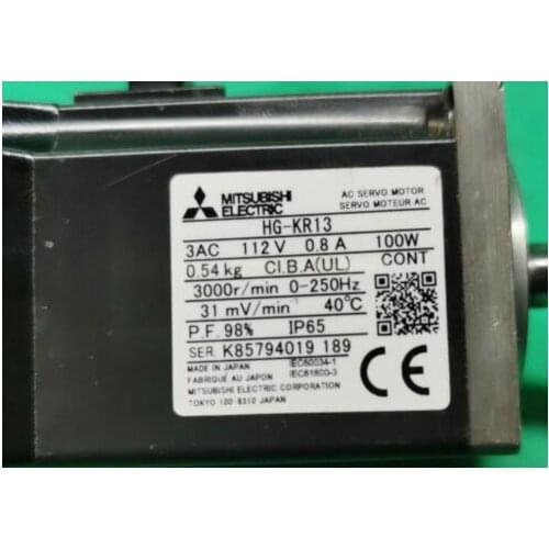 HG-KR13 servo motor , used in good condition . 80% appearance new , good working , free shipping