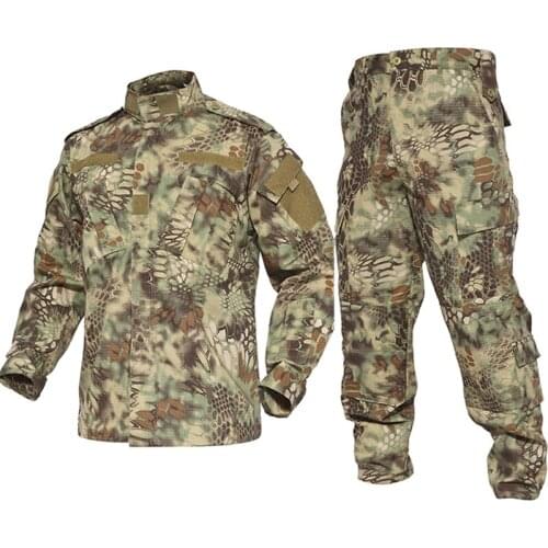 Men Tactical Jacket Military Uniform Combat Uniform Hunting Suit Tactical Wearable Jacket Coat Military Uniform Hunting Clothes