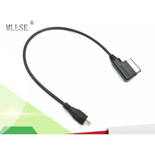 Music Interface AMI MMI AUX Cable Adapter with Micro USB connector for Audi