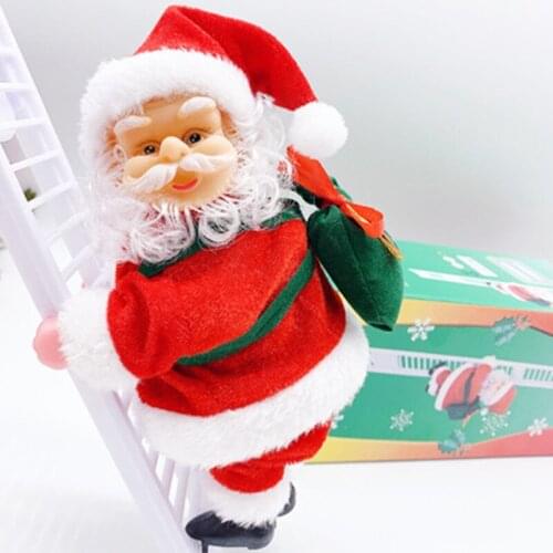 New Electric Ladder Santa Claus Childrens Toys Christmas Childrens Gifts Holiday Gifts Christmas Decorations