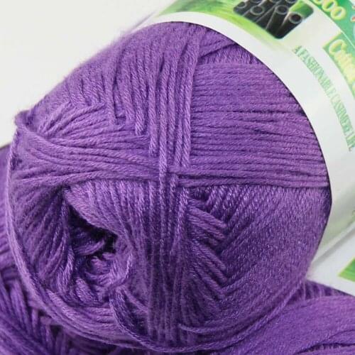 Lot of 1 BallsX50g Color optional Super Soft Natural Bamboo Cotton Knitting Yarn 322-922
