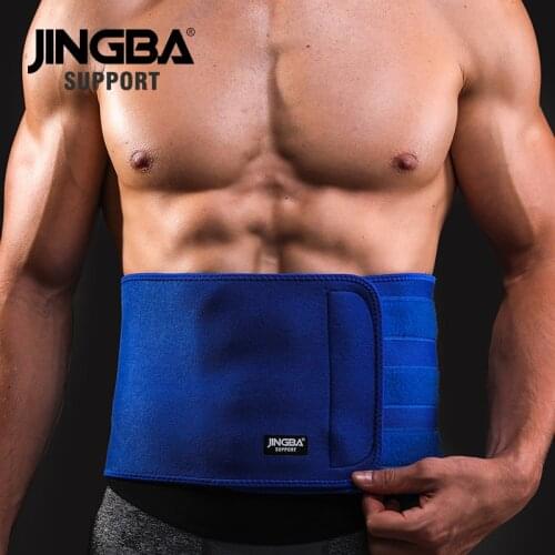 JINGBA SUPPORT Protective Back Waist Support Waist trimmer Slim fit Abdominal Waist sweat belt Sports Safety Sports gear