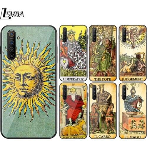 Luck Prediction Tarot For OPPO Find X3 X2 F19 F17 RX17 F15 R15X K5 K3 K1 R9S F11 F9 F7 F5 Neo Pro Lite Black Phone Case