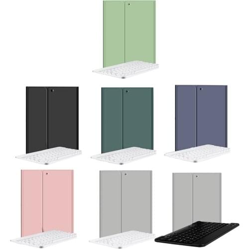 Multi-Color Bluetooth Keyboard Case for iPad 2019 7Th/8Th 2020 10.2 Inches with Pencil Slot Case