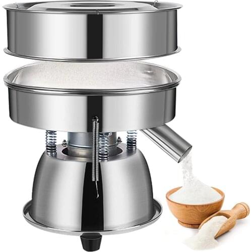 BEIJAMEI Electric Vibrating Screen Powder Screening Sifting Machine Stainless Steel Powder Sieve Machine Mesh Optional Sieve