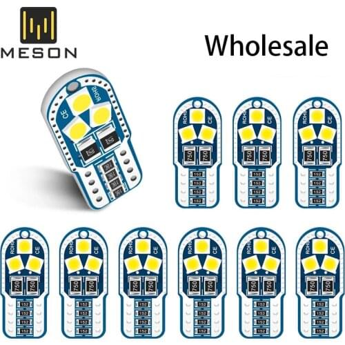 T10 W5W Led Bulbs 3030 SMD Canbus 168 194 6000K White Signal Lamp Dome Reading License Plate Light Car Interior Light Auto