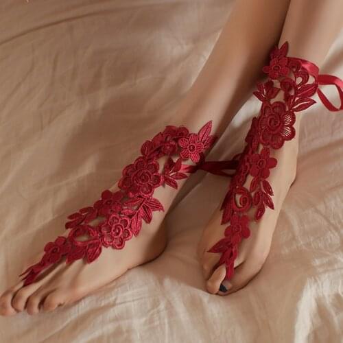 Women Erotic Role Playing Cosplay Sexy Lingerie Flirt Foot Belt Feet Hollow Out Accessories Lady Birthday Gift