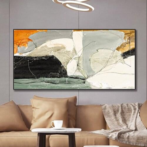 100% Hand Painted Oil Painting Nordic Wall Art Canvas Wall Home Decor No Frame Picturesmade Abstract For Living Room Morden