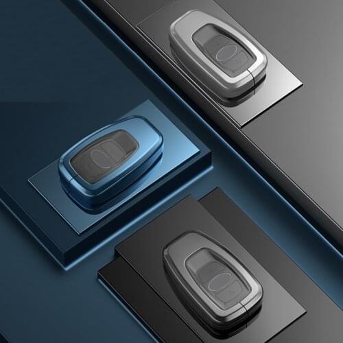 Aluminum alloy auto Key Shell Holder Remote Car Key Case Cover For Subaru XV BRZ Forester Legacy Outback key holder