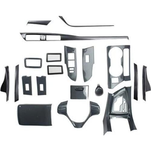 1lot Car stickers ABS carbon fiber grain inside decoration cover for 2017-2018 Toyota corolla Levin