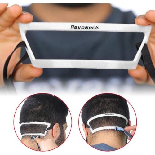 White Neck Shape Neck Back Shape Trim Ruler Neck Hair Line Guide Neckline Haircuts Template Hair DIY Tool Hair Template