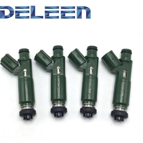 Deleen 4pcs Fuel Injector 23250-22040 23250-0D040 For Toyota Corolla Celica Matrix 1.8L Car Accessories