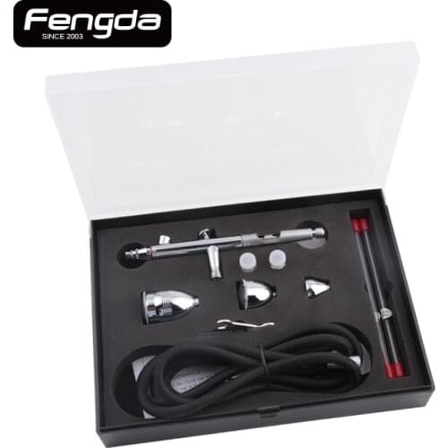 Fengda BD-183K airbrush airhose needle nozzle cup body paint cake decorate used with air compressor