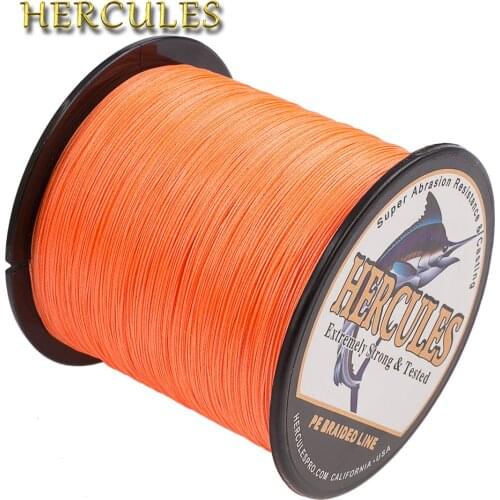 Hercules Braided Fishing Line 8 Strand Braided 10-300LB PE 100M to 2000M Level Line Accessories Ukraine Fishing Gifts For Men