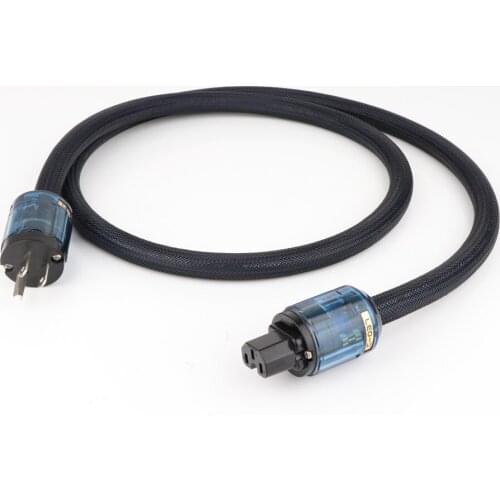 Hi-End 4N OFC Copper Hifi Audio US Power Cord Cable hifi AC Audio cable Wire with rhodium plated US version connector