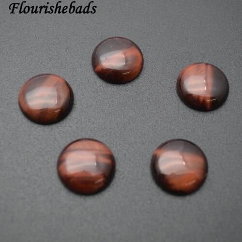 Red Tiger eye 20mm Stone Round Cabochon 10pc per order