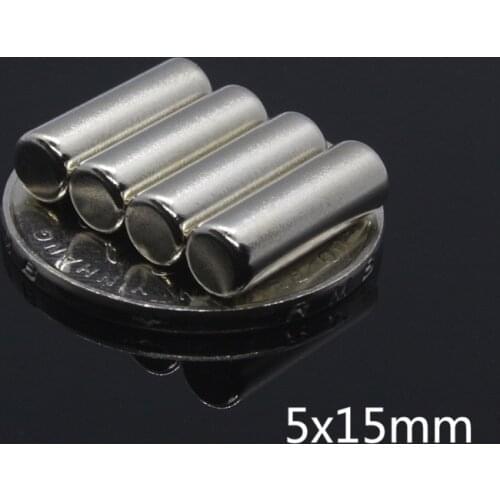 10/20/30/50/100Pcs 5x15mm Small Round Neodymium Magnet Disc N35 Permanent 5mm x 15mm NdFeB Powerful Craft Magnetic Magnets