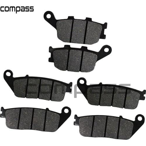 Motorcycle Front and Rear Brake Pads for HONDA CBR 600 CBR600 1995-1998 CB 600F CB600F Hornet 2000 2001 2002 2003 2004