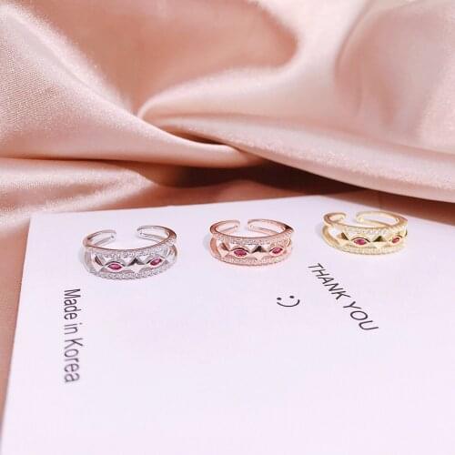 POFUNUO Women's Silver Rings