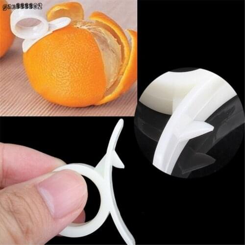 Practical Orange Lemon Citrus Fruit Platic Easy Slicer Cutter Peeler Remover Opener