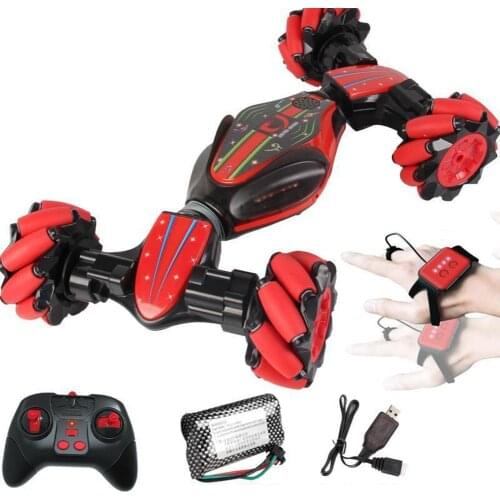 RC Stunt Gesture Sensing Twisting Off-Road Vehicle Light Music Car Kids Toy Parent-Child Interactive Game Boy Birthday Gift