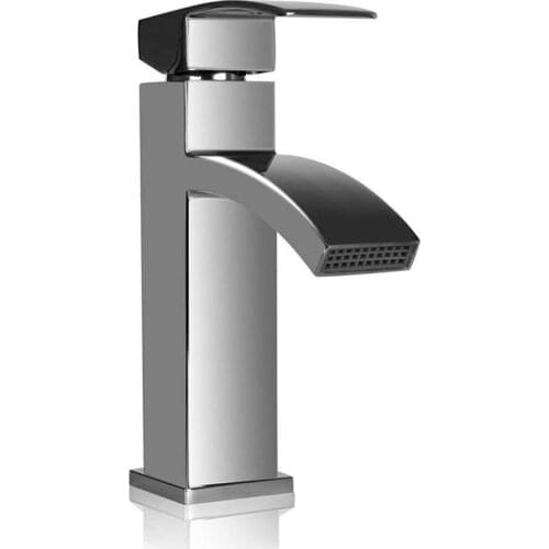 Copper Core Hot And Cold Dual Control Faucet One-Piece Single Handle Faucet Waterfall Basin Sink Faucet Bathroom Accessories