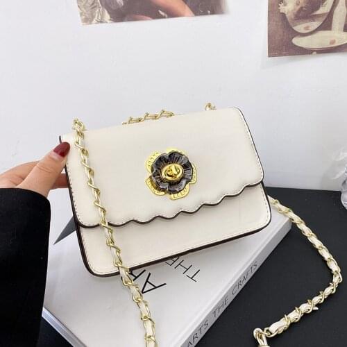 Crossbody Bag for women Purses Camellia Fashion Small Shoulder bag Chain Handbags Women Messenger Bag Luxury Brand Ladies Bags