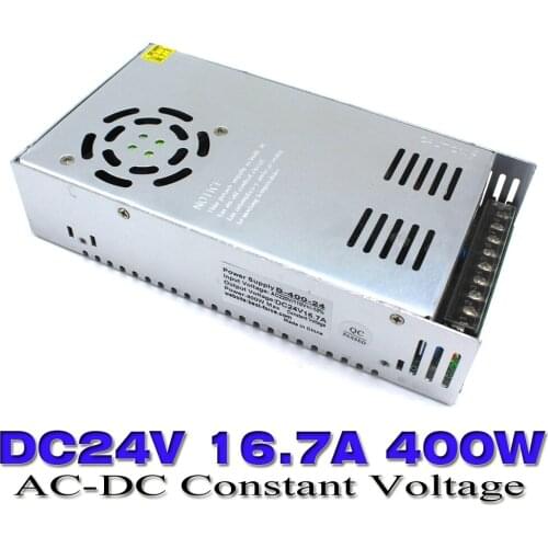 Single output Switch Power Supply 16.7A 400W 24V Voltage Transformer 110V 220V AC TO DC24V LED DRIVER for Led Strip Light