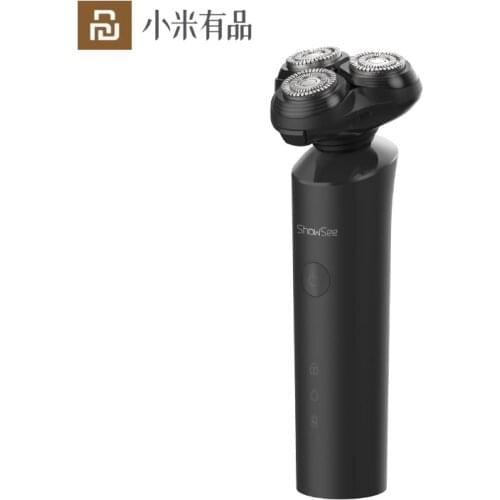 Youpin Showsee Electric Shaver Beard Trimmer For Men 3 Cutter Head Rechargeable Razor Portable Shaving Machine IPX7 Waterproof