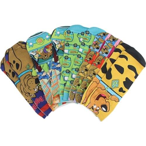 ZF1710 1pair Dog New Leisure Motion Short Sock Chaussettes Cartoon Anime Breathable Comfortable Unisex Short Sock