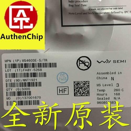 10pcs 100% orginal new in stock WS4603E-5/TR silk screen 4603 power switch chip SOT-23-5L